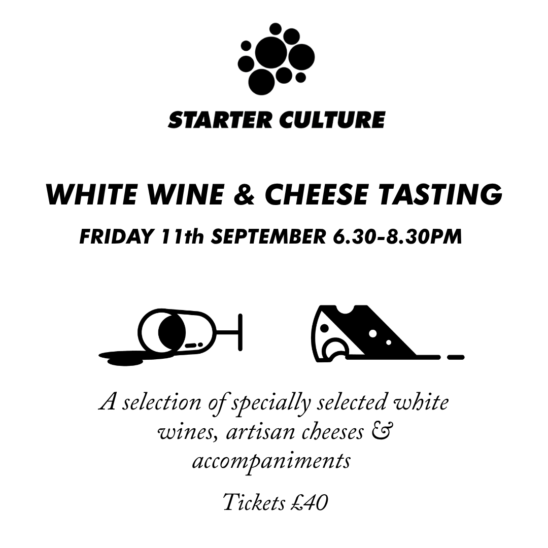 White Wine and Cheese Tasting 11th September 2026