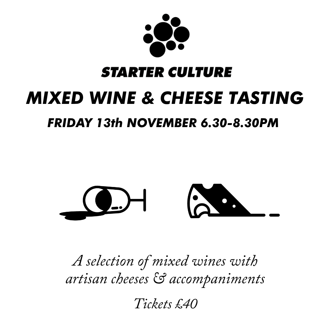 Mixed Wine and Cheese Tasting 13th November 2026