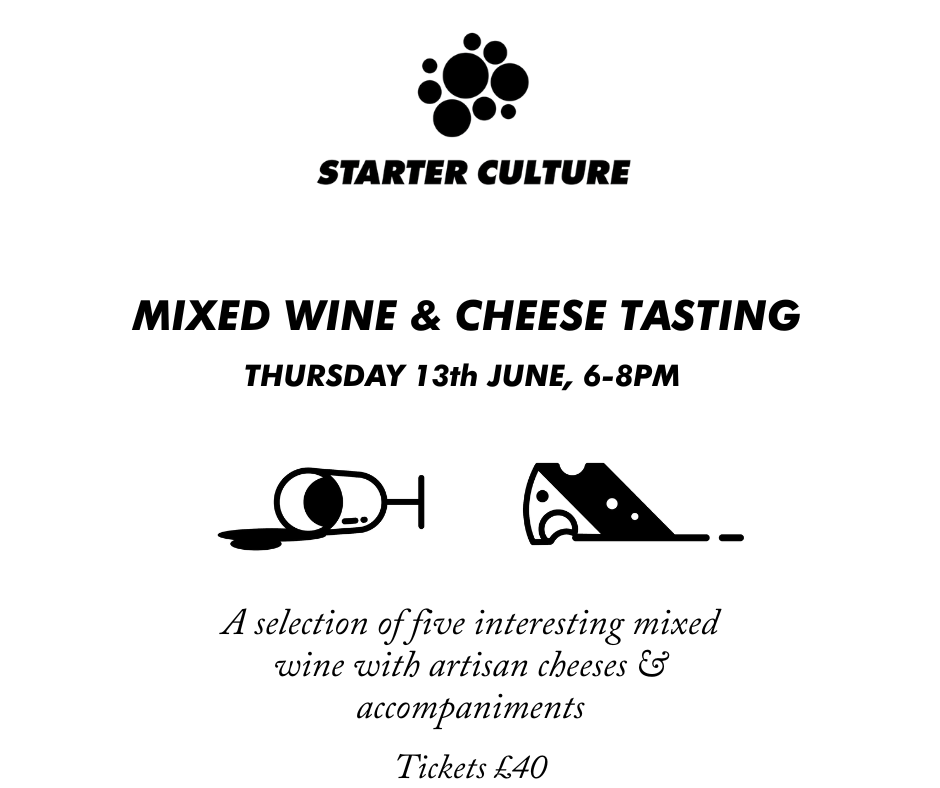 Mixed Wine & Cheese Tasting Event  - 13th June 2024