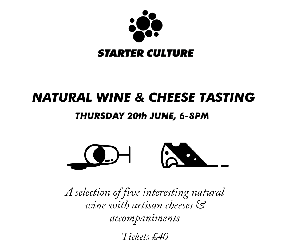 Natural Wine & Cheese Tasting Event  - 20th June 2024