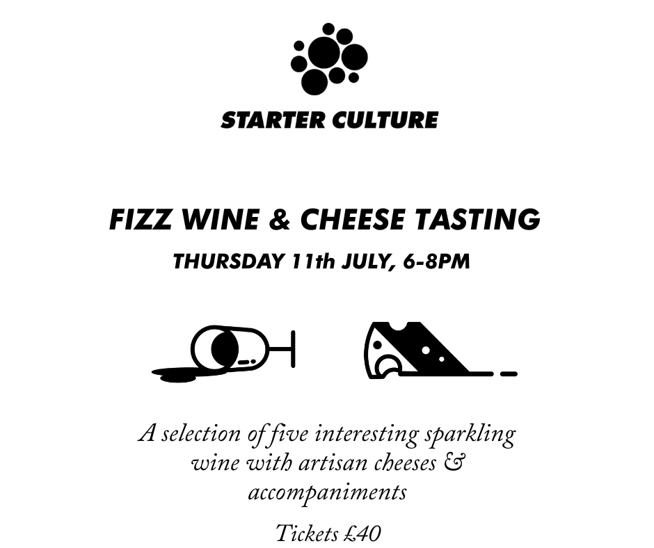 Fizz & Cheese Tasting Event - 11th July 2024