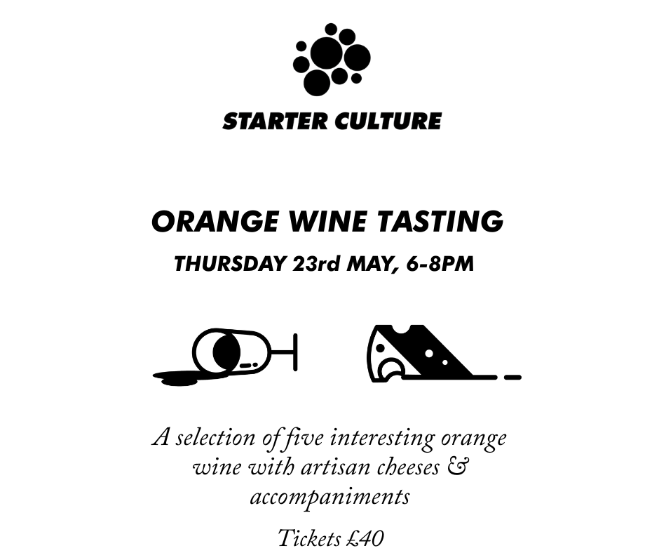 Orange Wine Tasting Event 23rd May 2024 Starter Culture