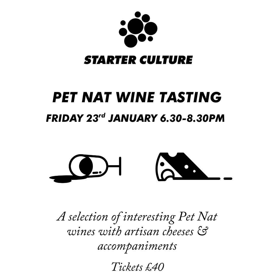 Pet Nat Wines & Artisan Cheese Tasting Event Friday 23rd January 2026