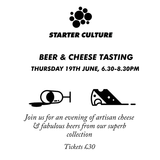 Beer & Artisan Cheese Tasting Event - Thursday 19th June 2025