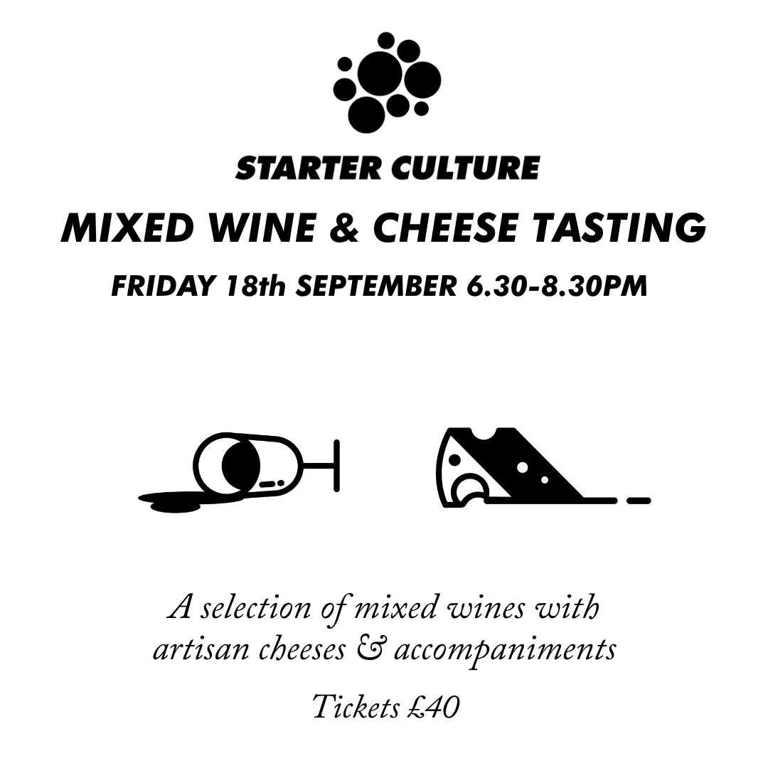 Mixed Wine and Cheese Tasting 18th September 2026