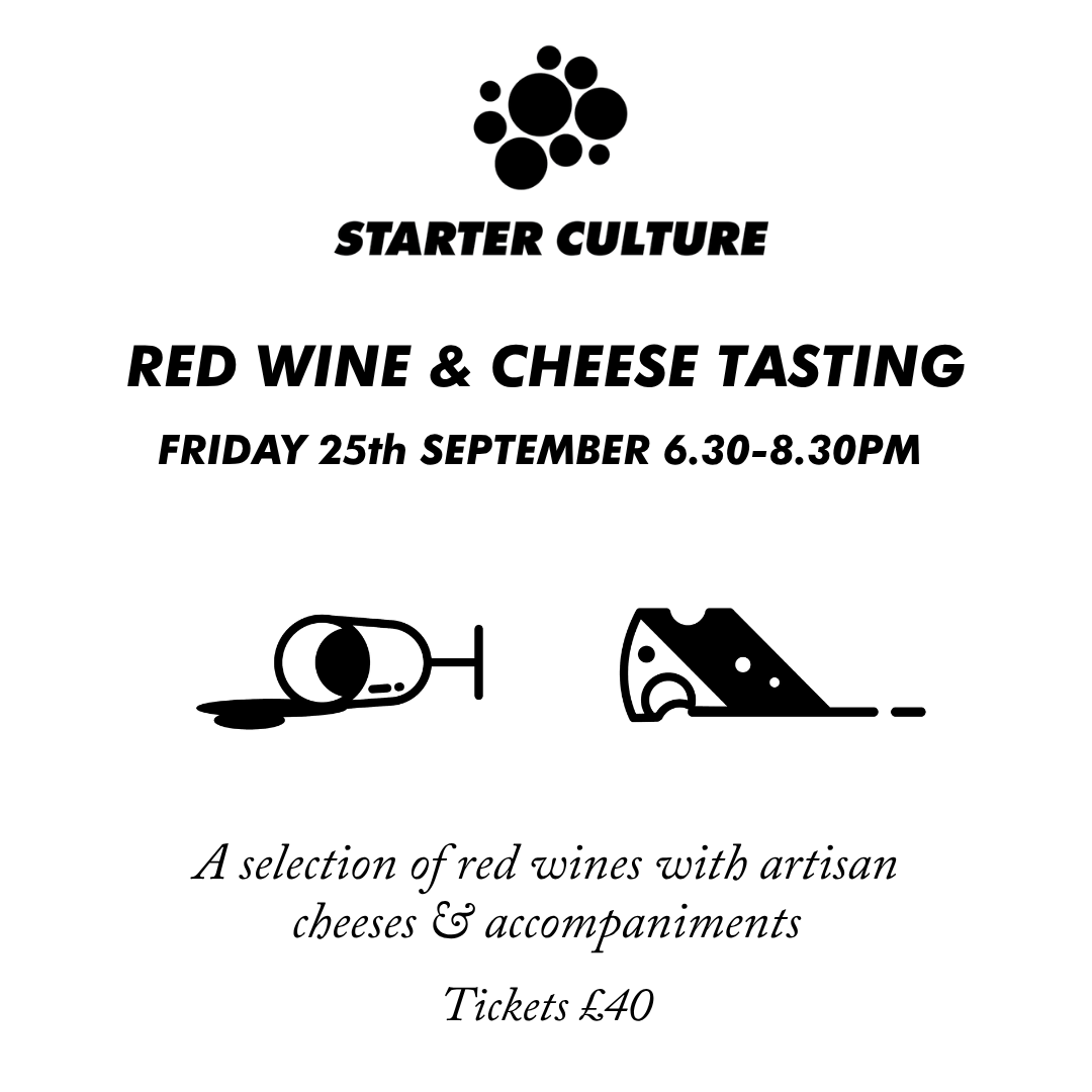 Red Wine and Cheese Tasting 25th September 2026