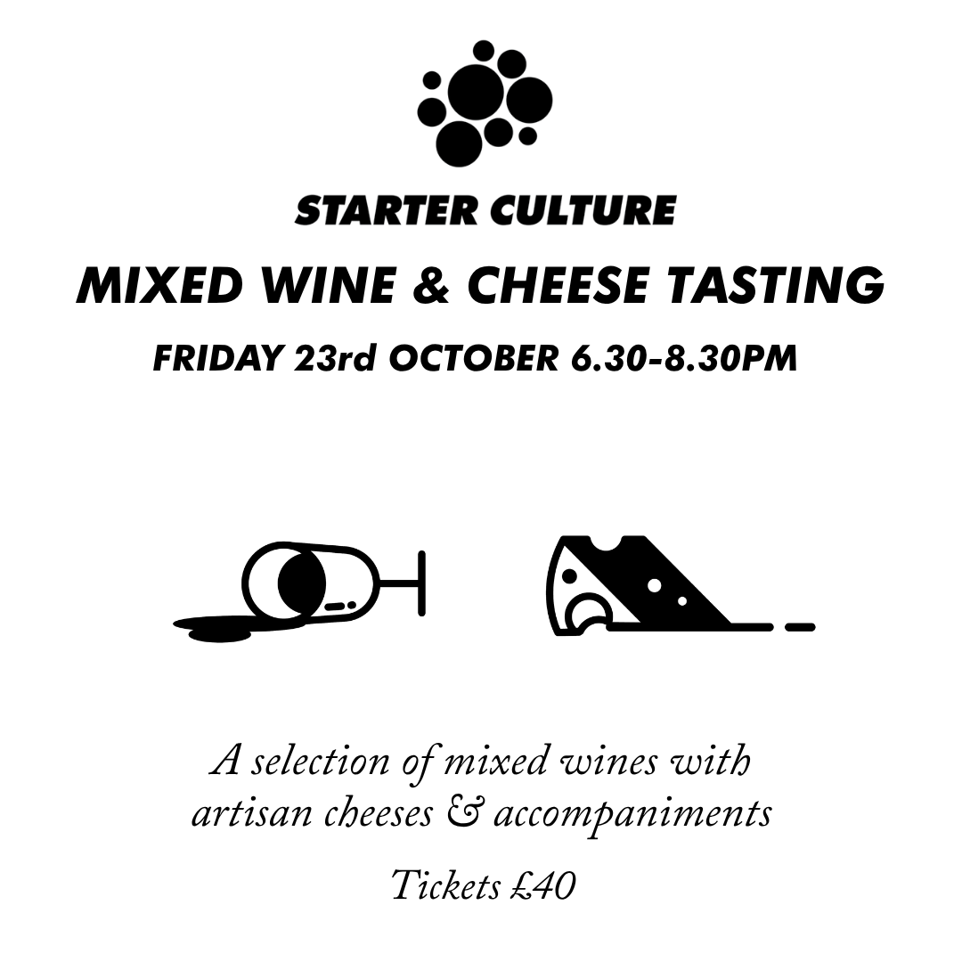 Mixed Wine and Cheese Tasting 23rd October 2026