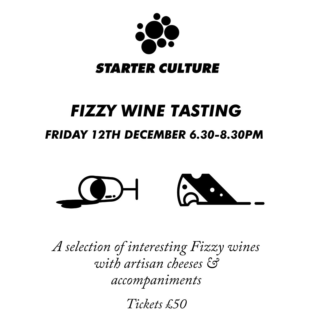 Fizzy Wines & Artisan Cheese Tasting Event 12th December 2025