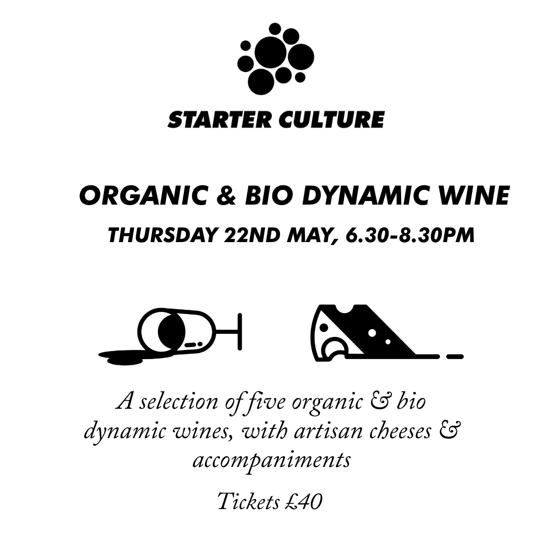 Organic & Bio Dynamic Wine Tasting Event Thursday 22nd May 2025