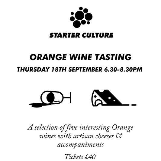 Orange Wine Tasting Event 18th Sept 2025